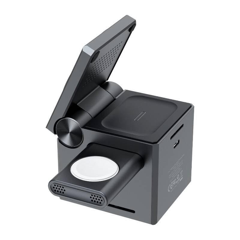 Wireless charger Choetech Choetech T632-F 3-in-1 15W inductive charger (black)