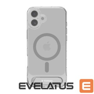 Back panel cover Torras  Etui Torras Pstand Series do iPhone 16 Plus (transparentne) 