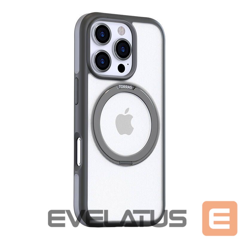Back panel cover Torras Case Torras Ostand R Fusion dla iPhone 16 ProMax (Szare)