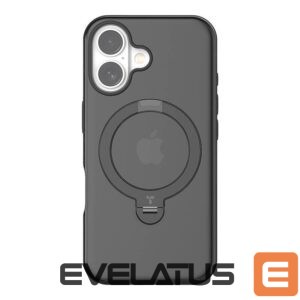 Back panel cover Torras  Case Torras Ostand Spin dla iPhone 16 Plus (Czarne) 