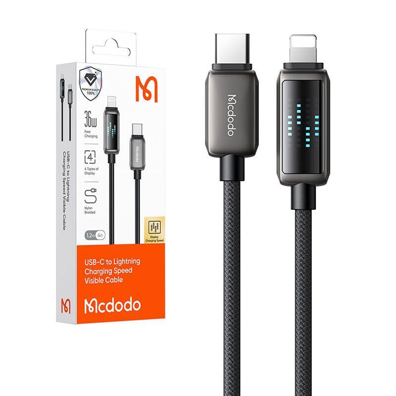 Cable Mcdodo Mcdodo CA-2630 USB-C to Lightning cable, 36W, LED display, 1.2m