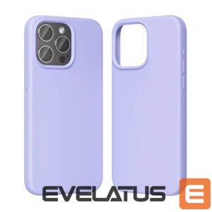 Back panel cover Vention  Vention KUFV0-30 Silicone Case for iPhone 15 Pro (purple) 