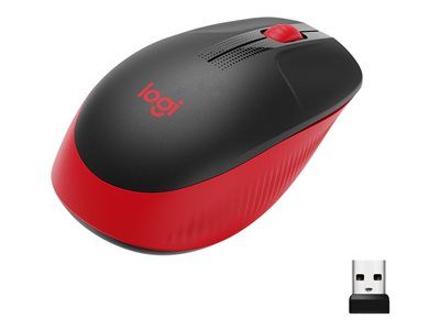 Computer mouse Logitech Logitech M190 - Optical mouse - red