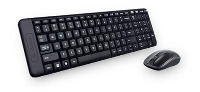 Computer keyboard Logitech Logitech MK220 - Keyboard and Mouse set (International English)