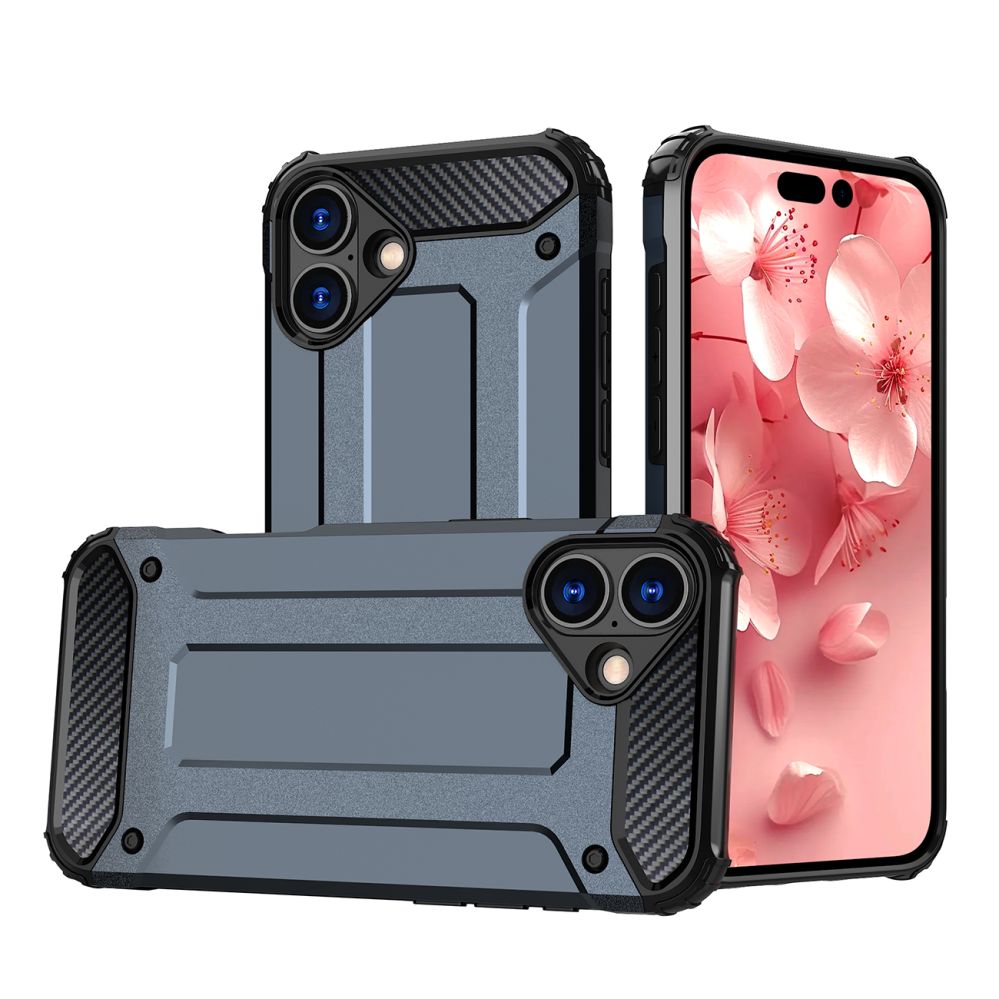 Nugarėlės dėklai Hurtel Hybrid Armor iPhone 16 Plus Case - Blue