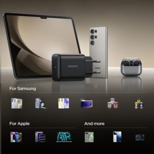 Adapteris Joyroom  Joyroom JR-TCG13 45W GaN Wall Charger for Samsung Ultra - Black 