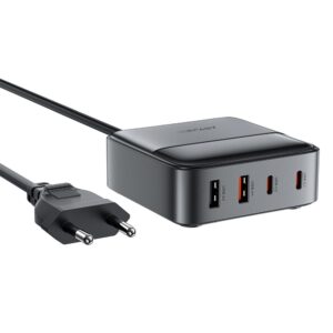 Adapteriai Acefast  Acefast Z6 Charger Network GaN Desktop 2x USB-A / 2x USB-C PD 65W - Black 