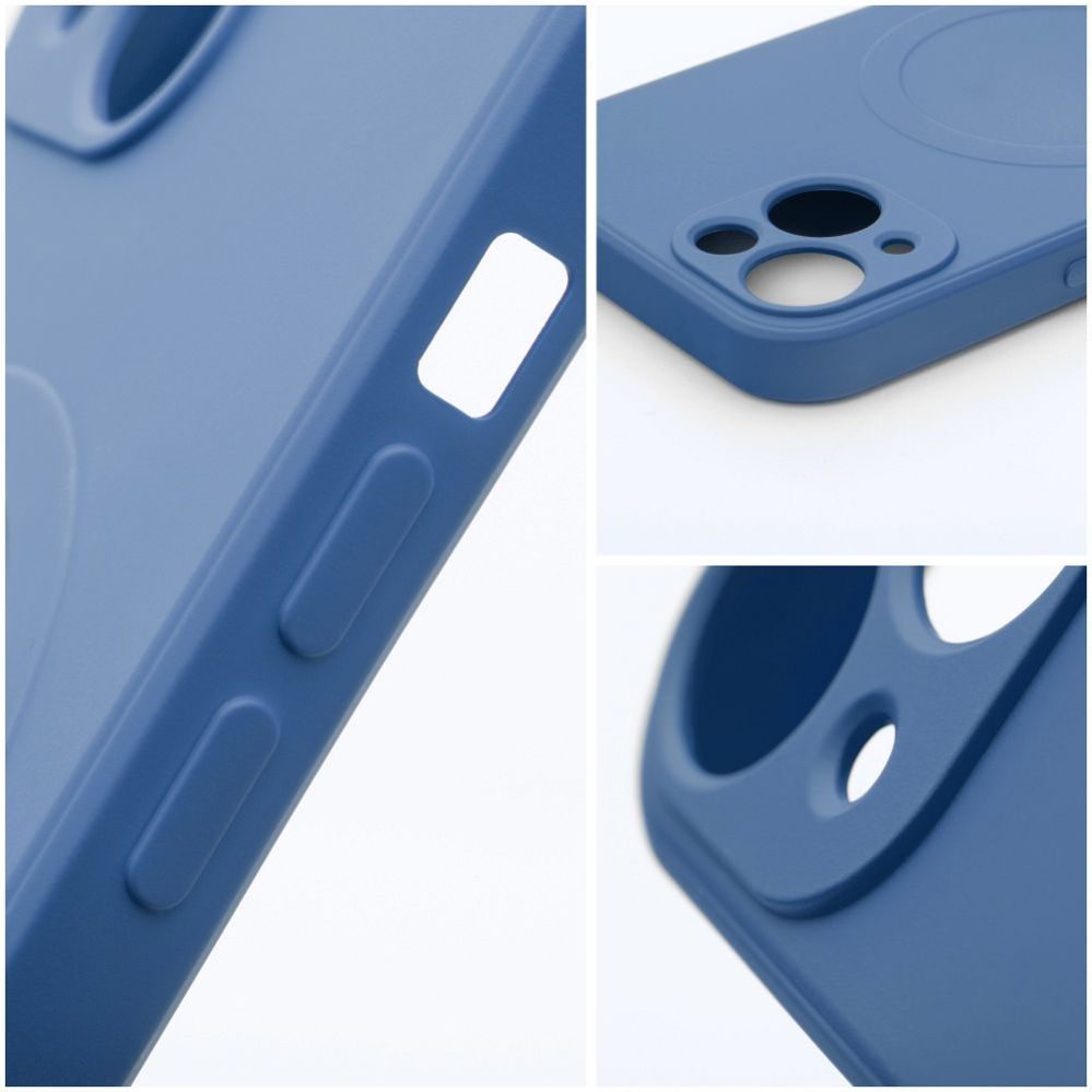 Tagakaaned OEM - SILICONE MAG COVER case compatible with MagSafe for IPHONE 16 blue