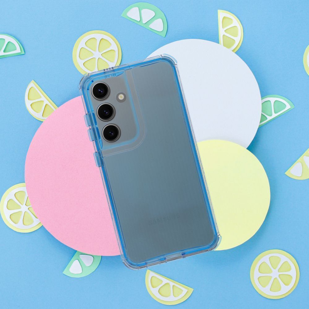 Back panel cover OEM - MATRIX CLEAR Case for SAMSUNG A35 5G blue