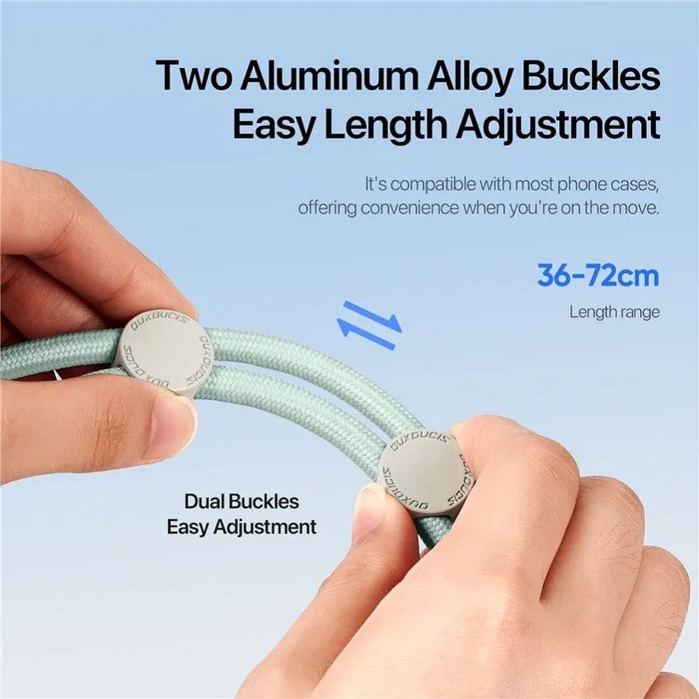 Rõngahoidja Dux Ducis Universal DUX DUCIS Plaz - cross-body phone strap - light green Light Green