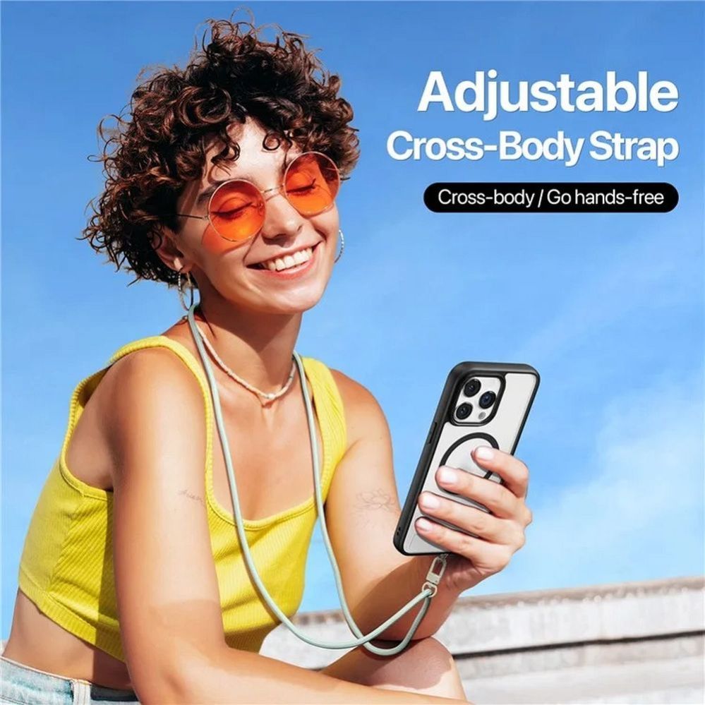 Rõngahoidja Dux Ducis Universal DUX DUCIS Plaz - cross-body phone strap - light green Light Green