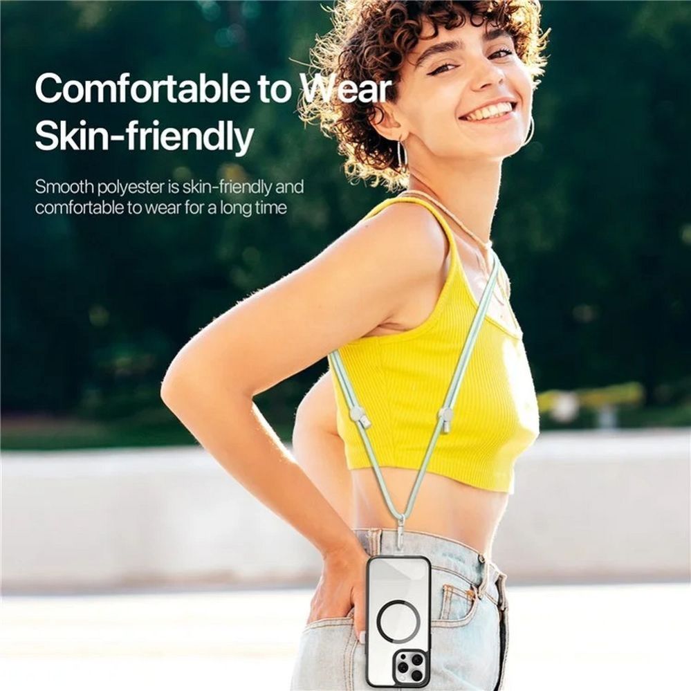 Rõngahoidja Dux Ducis Universal DUX DUCIS Plaz - cross-body phone strap - light green Light Green