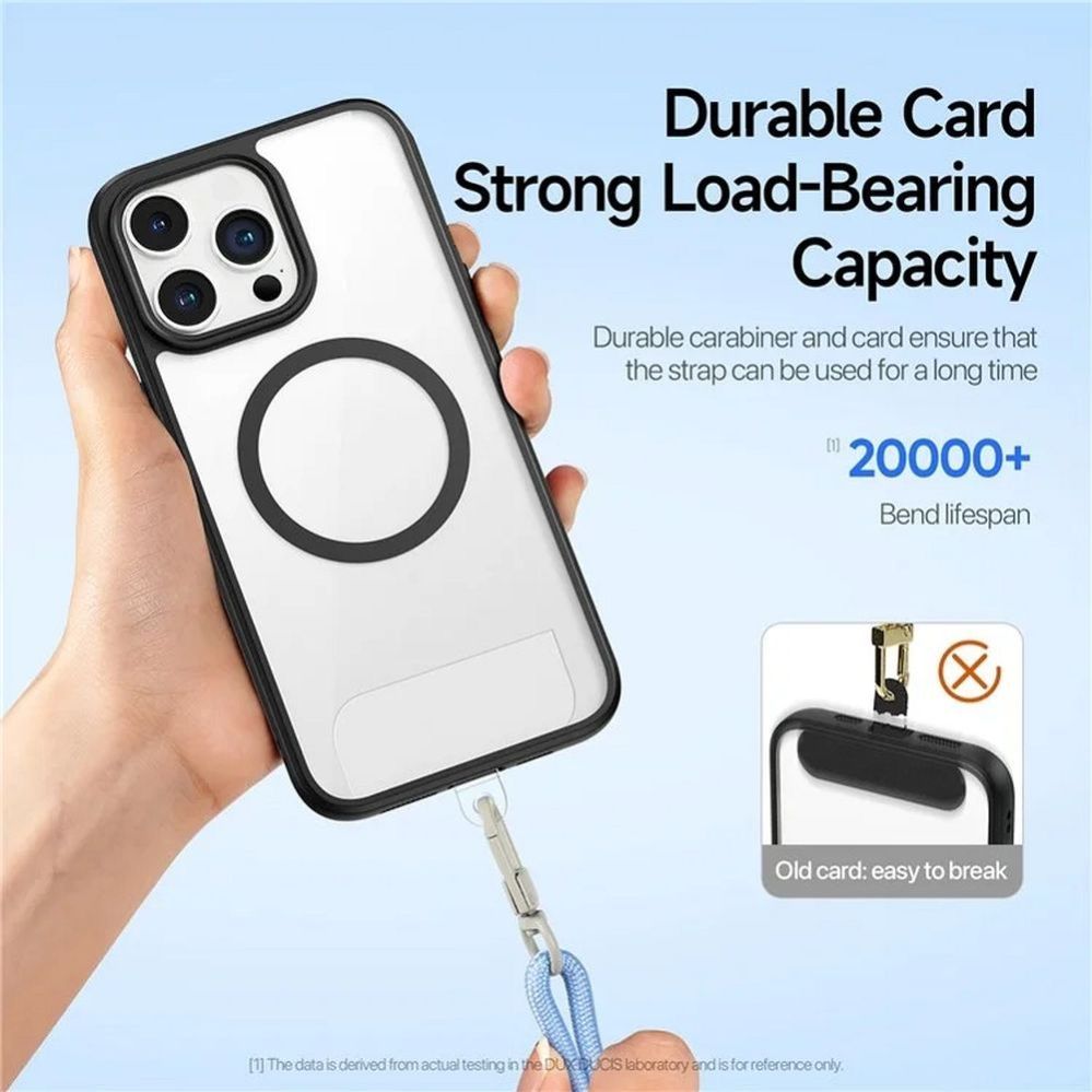 Rõngahoidja Dux Ducis Universal DUX DUCIS Plaz - cross-body phone strap - light blue Light Blue