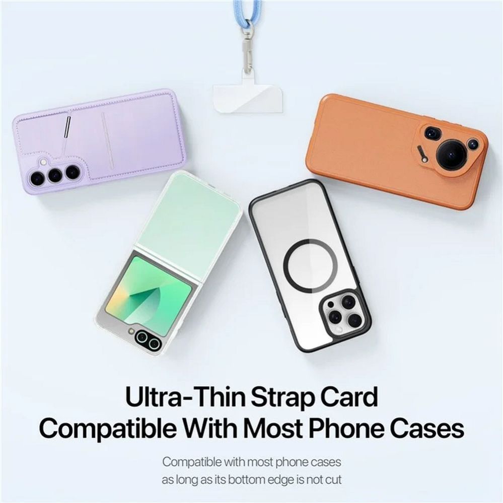 Rõngahoidja Dux Ducis Universal DUX DUCIS Plaz - cross-body phone strap - light blue Light Blue