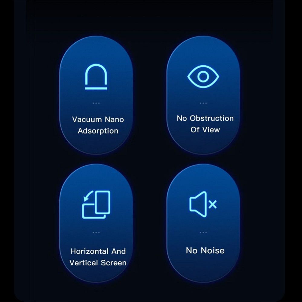 Puutepliiats Forcell Magnetic car phone holder Forcell F-Grip MagLuxe windshield / dashboard / air vent black