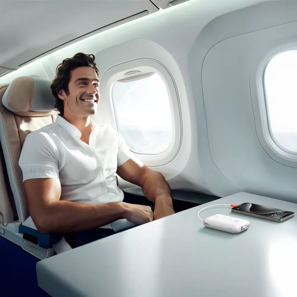 Väline aku Veger Powerbank Veger K2 (W2068) PD QC3.0 35W 20000 mAh with built-in Type C cables / Lightning black