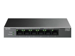 Server - Other Accessories TP-Link  LS106LP 6-Port 10/100 Mbps Desktop Switch with 4-Port PoE 
