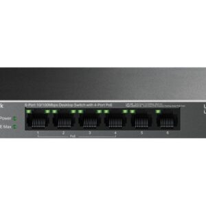 Server - Other Accessories TP-Link  LS106LP 6-Port 10/100 Mbps Desktop Switch with 4-Port PoE 