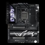 Intel procesoriaus pagrindinė plokštė Asus  ROG CROSSHAIR X870E HERO | Processor family AMD | Processor socket AM5 | DDR5 | Supported hard disk drive interfaces SATA, M.2 | Number of SATA connectors 4 