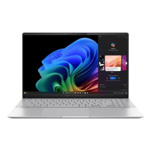 Laptop computer Asus  Vivobook S S5507QA-MA112W | Cool Silver | 15.6 " | OLED | 3K | 2880 x 1620 pixels | Glossy | Snapdragon X Elite | X1E 78 100 | 32 GB | LPDDR5X | Solid-state drive capacity 1000 GB | Qualcomm Adreno GPU | Windows 11 Home | 802.11be | Bluetooth version 5.4 | Keyboard language English | Keyboard backlit | Warranty 24 month(s) 