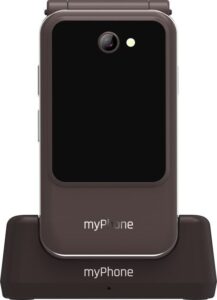 Mobilusis telefonas MyPhone  Harmony LTE Praline Collection | Brown | 2.8+1.44 " | IPS | 48 MB | 128 MB | Single SIM | MicroSD | 3G | Bluetooth | 5.1 | Main camera resolution 2 MP | 1300 mAh