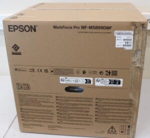 Spausdintuvai EPSON  SALE OUT.  WorkForce Pro WF-M5899DWF |  WorkForce Pro | WF-M5899DWF | Inkjet | Mono | Mono Multifunction Printer | A4 | Wi-Fi | DAMAGED PACKAGING 