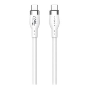 Cable HYPER  | 1M Silicone 240W USB-C Charging Cable | USB-C to USB-C 