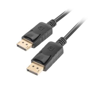 Kaabel Lanberg  DisplayPort Cable 19 Pin V1.2 4K, 1M | CA-DPDP-10CC-0010-BK | DisplayPort to DisplayPort 