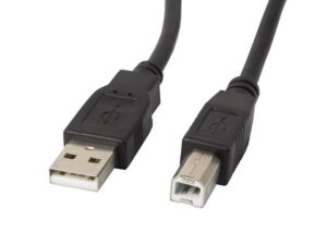 Cable Lanberg  USB Type-A to USB Type-B 2.0 Cable, 1.8 m | CA-USBA-11CC-0018-BK | USB Type-A to USB Type-B 