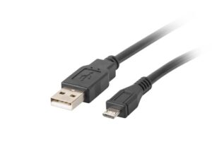 Kabelis Lanberg  Micro USB to USB Type-A 2.0 Cable, 1 m | CA-USBM-10CC-0010-BK | Micro USB to USB Type-A 