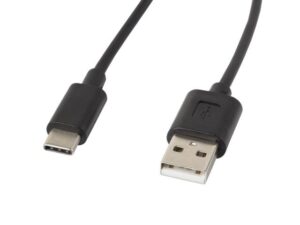Kabelis Lanberg  USB Type-A to USB Type-C 2.0 Cable, 1.8 m | CA-USBO-10CC-0018-BK | USB Type-A to USB Type-C 