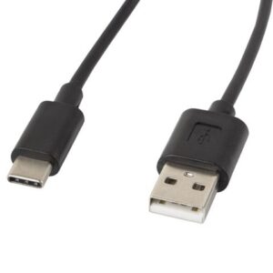 Kaabel Lanberg  USB Type-A to USB Type-C 2.0 Cable, 1.8 m | CA-USBO-10CC-0018-BK | USB Type-A to USB Type-C 