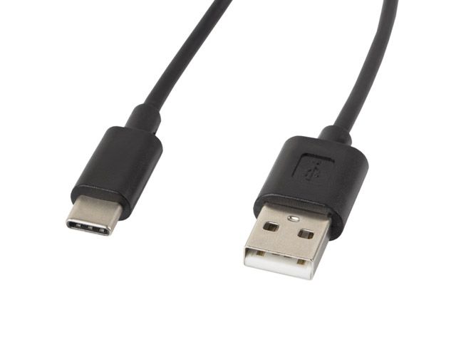 Kaabel Lanberg USB Type-A to USB Type-C 2.0 Cable, 1.8 m | CA-USBO-10CC-0018-BK | USB Type-A to USB Type-C