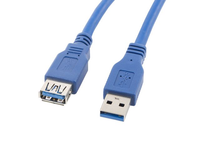 Cable Lanberg USB-A 3.0 Cable, 1.8 m | CA-US3E-10CC-0018-B | USB Type-A to USB Type-A