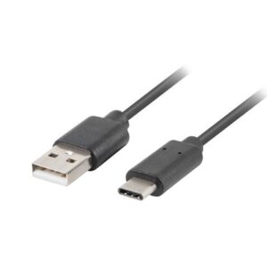 Kaabel Lanberg  USB-C to USB-A2.0 Cable Black QC 3.0, 1.8 m | CA-USBO-20CU-0018-BK | USB Type-A to USB Type-C 