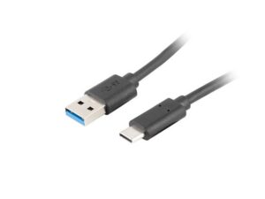 Kabelis Lanberg  USB Type-C to USB Type-A 3.1 Cable, 1.8 m | CA-USBO-31CU-0018-BK | USB Type-C to USB Type-A 
