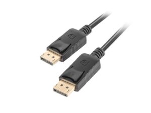 Kabelis Lanberg  DisplayPort Cable 19 Pin V1.2 4K | CA-DPDP-10CC-0005-BK | DisplayPort to DisplayPort 