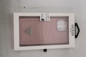 Nugarėlės dėklai Guess  SALE OUT.  GUHCP13XPSATPP iPhone 13 Pro Max 6,7" różowy/pink hardcase SaffianoTriangle Logo Cardslot DIRTY PACKAGING |  DIRTY PACKAGING