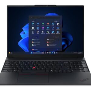 Laptop computer Lenovo  ThinkPad E16 G3 AMD | Black | 16 " | IPS | WUXGA | 1920 x 1200 pixels | Anti-glare | AMD Ryzen 5 | 230 | 16 GB | SO-DIMM DDR5 | Solid-state drive capacity 512 GB | AMD Radeon 760M Graphics | Windows 11 Pro | 802.11ax | Bluetooth version 5.3 | Keyboard language Nordic | Keyboard backlit | Warranty 36 month(s) | Battery warranty 12 month(s) 