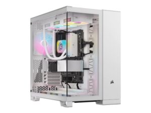 Datoru korpusi Corsair  Dual Chamber PC Case | iCUE LINK 6500X RGB | White | Mid Tower | Power supply included No | ATX 