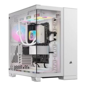 Computer case Corsair  Dual Chamber PC Case | iCUE LINK 6500X RGB | White | Mid Tower | Power supply included No | ATX 