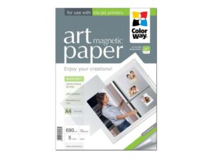 Biuro įrankiai ColorWay  ART Glossy Magnetic Photo Paper A4 690 g/m²
