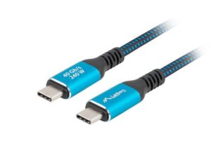 Kabelis Lanberg  USB-C M/M 4.0 CABLE 240W 8K 60HZ | CA-CMCM-44CU-0005-BK 