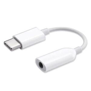 Cable Xiaomi  Xiaomi Original USB-C/3,5mm Adapter White (Bulk)