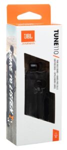 Audio cable JBL - JBL T110 In-Ear Headset 3,5mm Black 