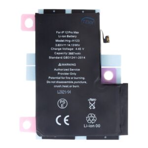 Battery -  Battery for iPhone 12 Pro Max 3687mAh Li-Ion (Bulk)