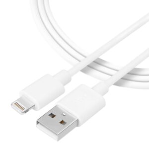Cable Tactical - Tactical Smooth Thread Cable USB-A/Lightning 1m White 