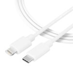 Кабель Tactical - Tactical Smooth Thread Cable USB-C/Lightning 1m White 