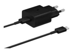 Adapter Samsung  EP-T1510XBE Samsung USB-C 15W Travel Charger + USB-C Data Cable Black