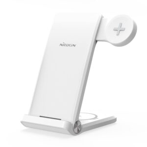 Adapter Nillkin - Nillkin PowerTrio 3in1 Wireless Charger for Samsung Watch White